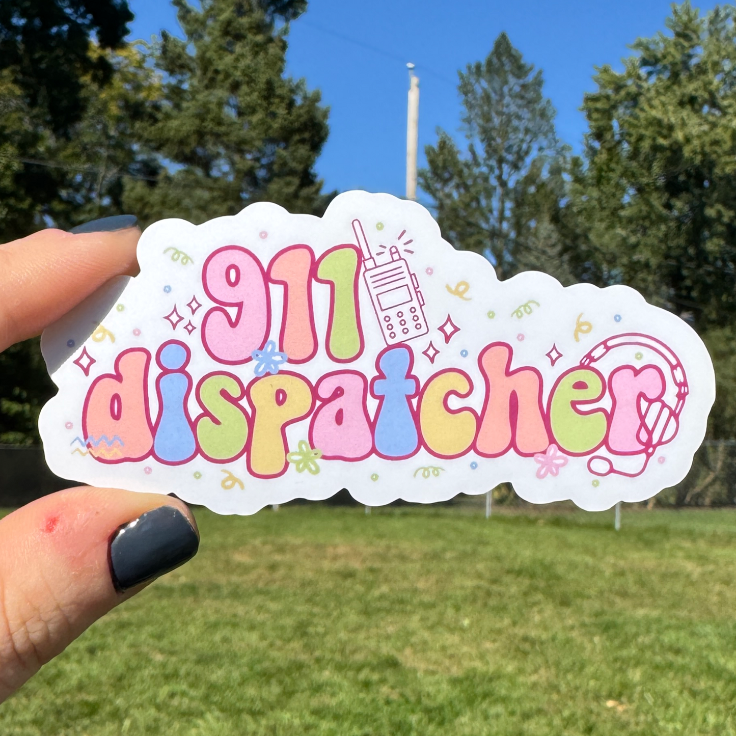 Pastel Dispatch Sticker
