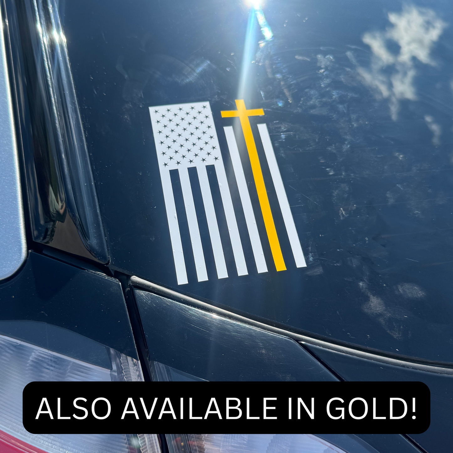 Dispatch Cross Flag Decal