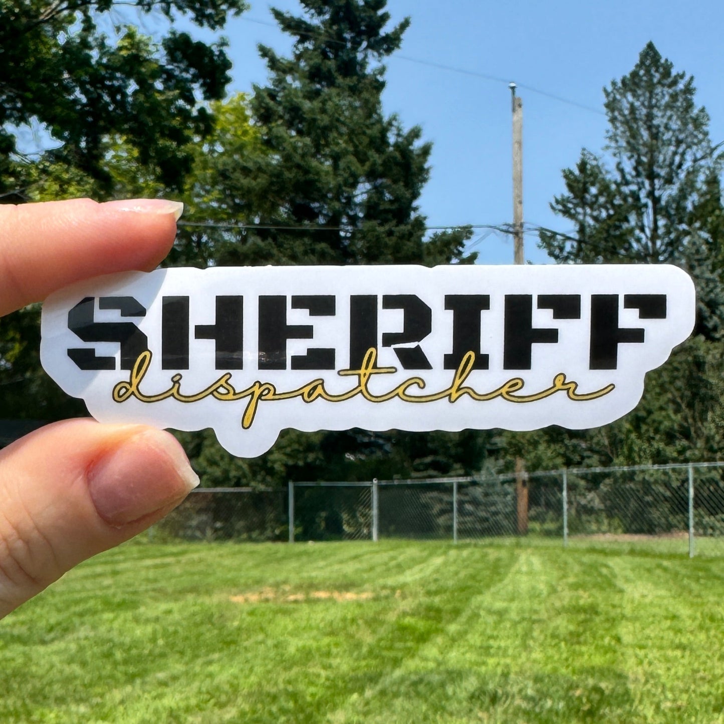 Sheriff Dispatcher Sticker