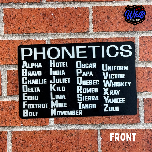 Metal Phonetics Card