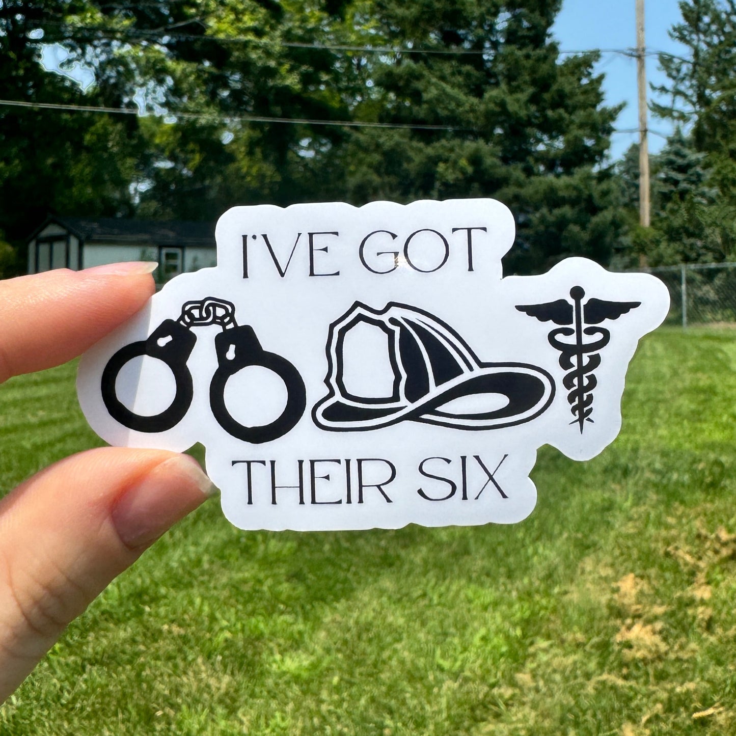 I've Got Their Six Dispatch Sticker