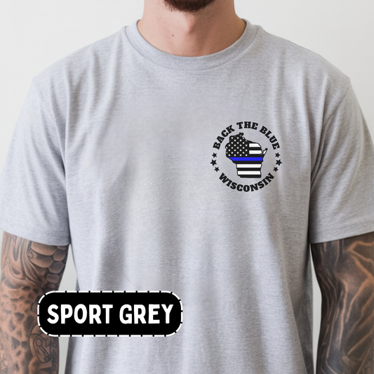 Police State Flag Gildan Shirts