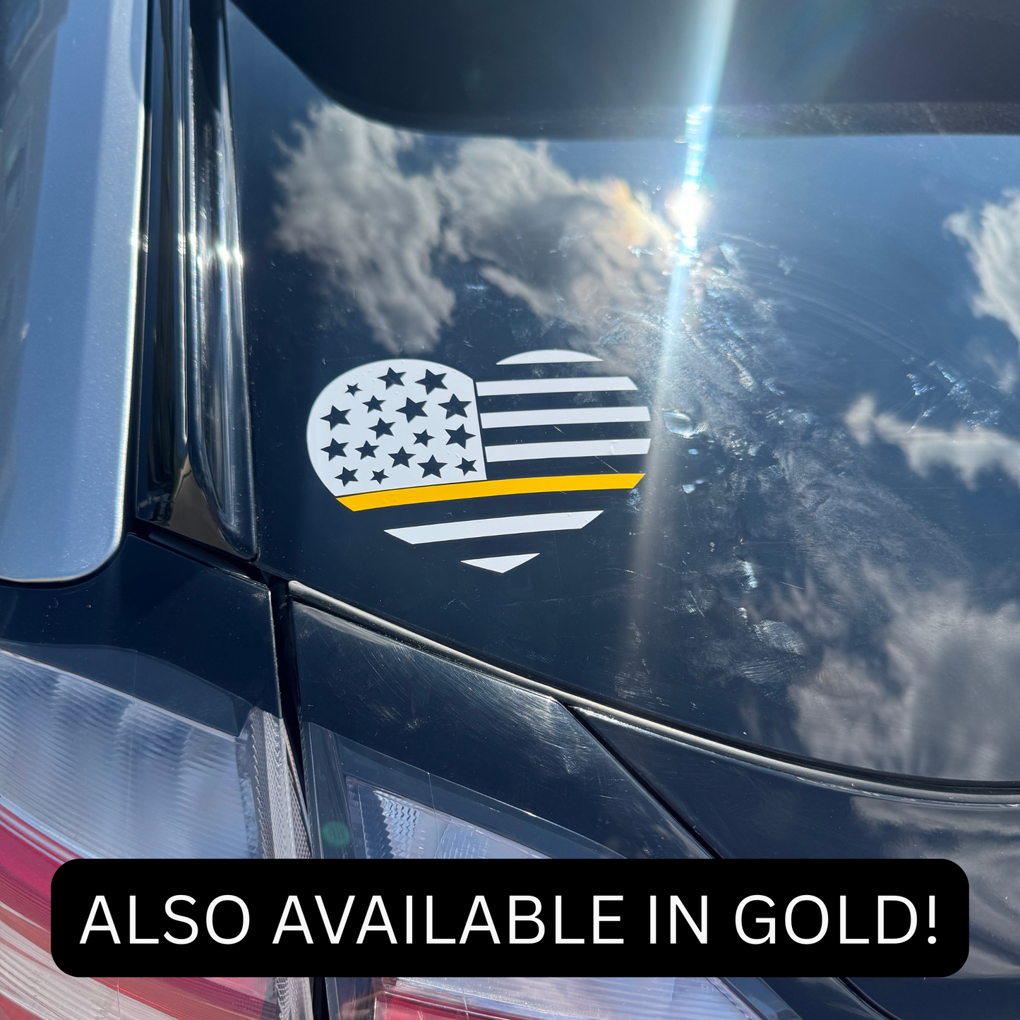 Dispatch Heart Flag Decal