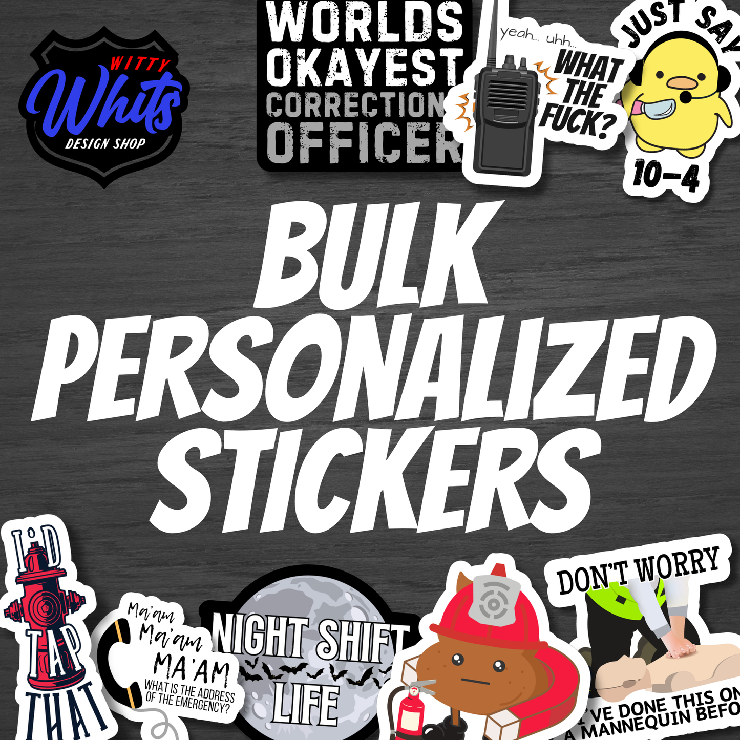 Bulk Personalized Stock Stickers