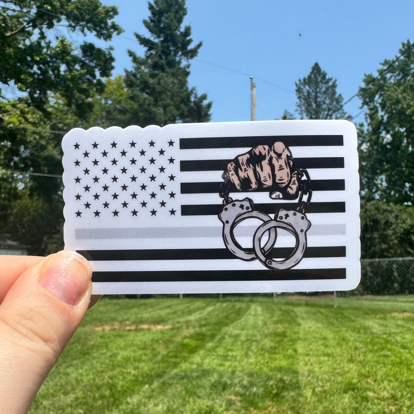 Corrections Flag Sticker