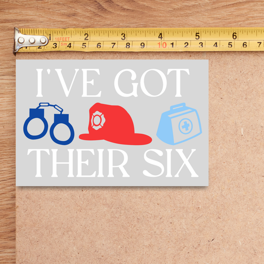 I've Got Their Six Dispatch Decal