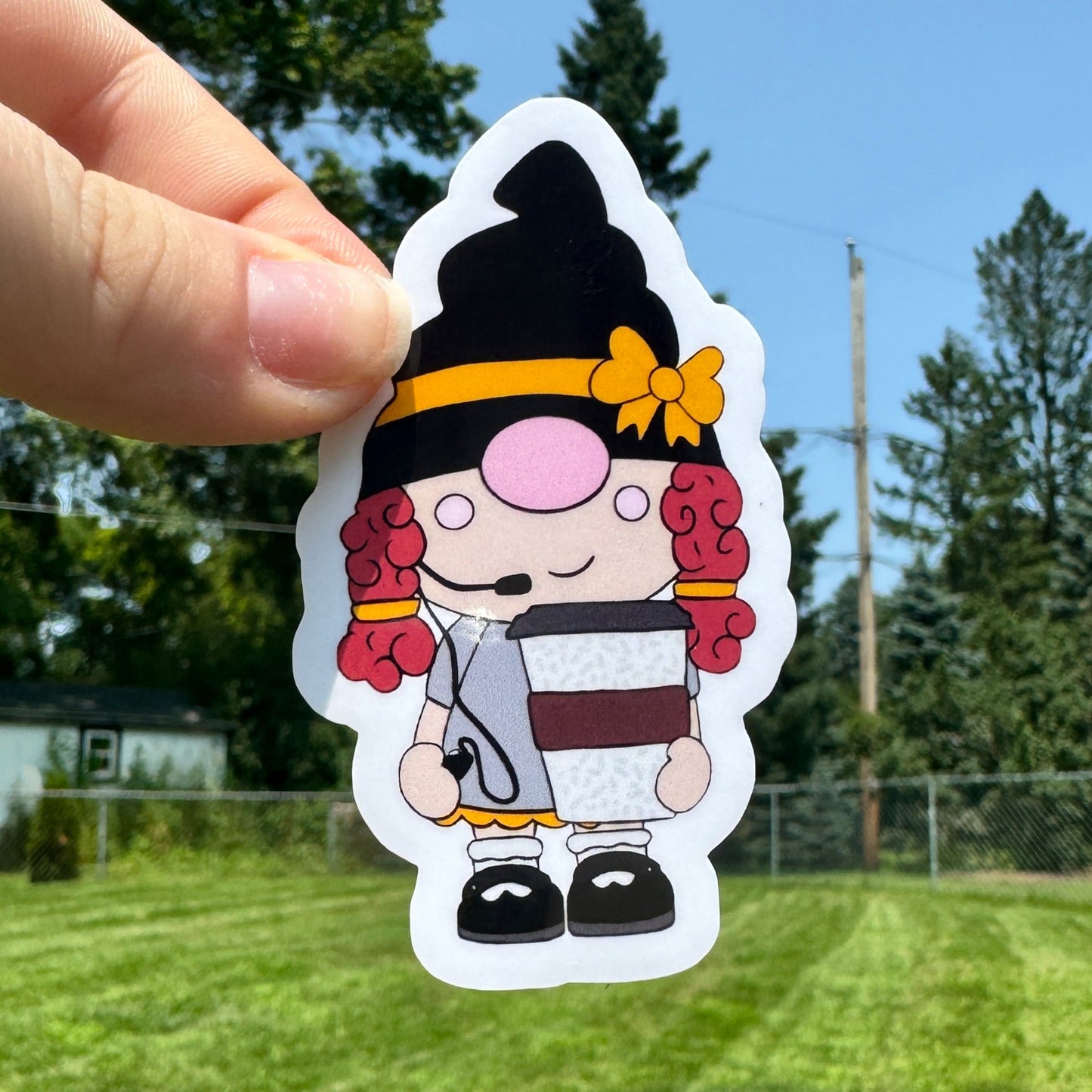 Dispatcher Gnome Sticker