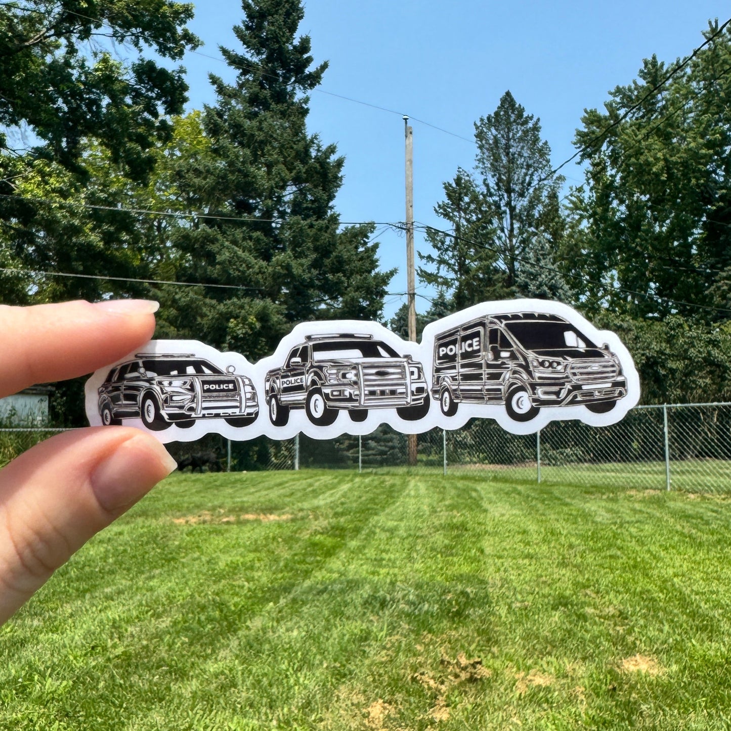 Police Cars Sticker