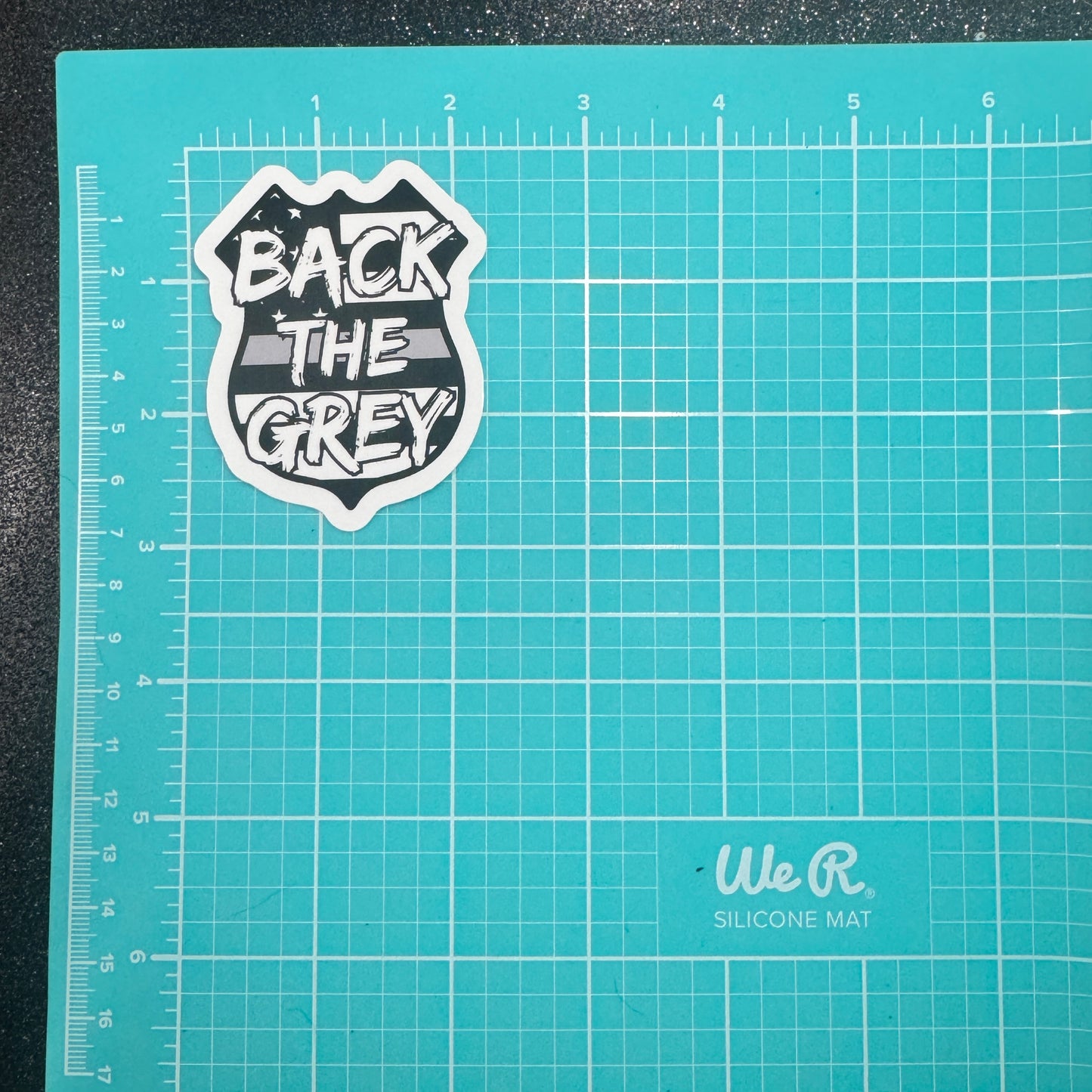 Back the Grey Corrections Sticker