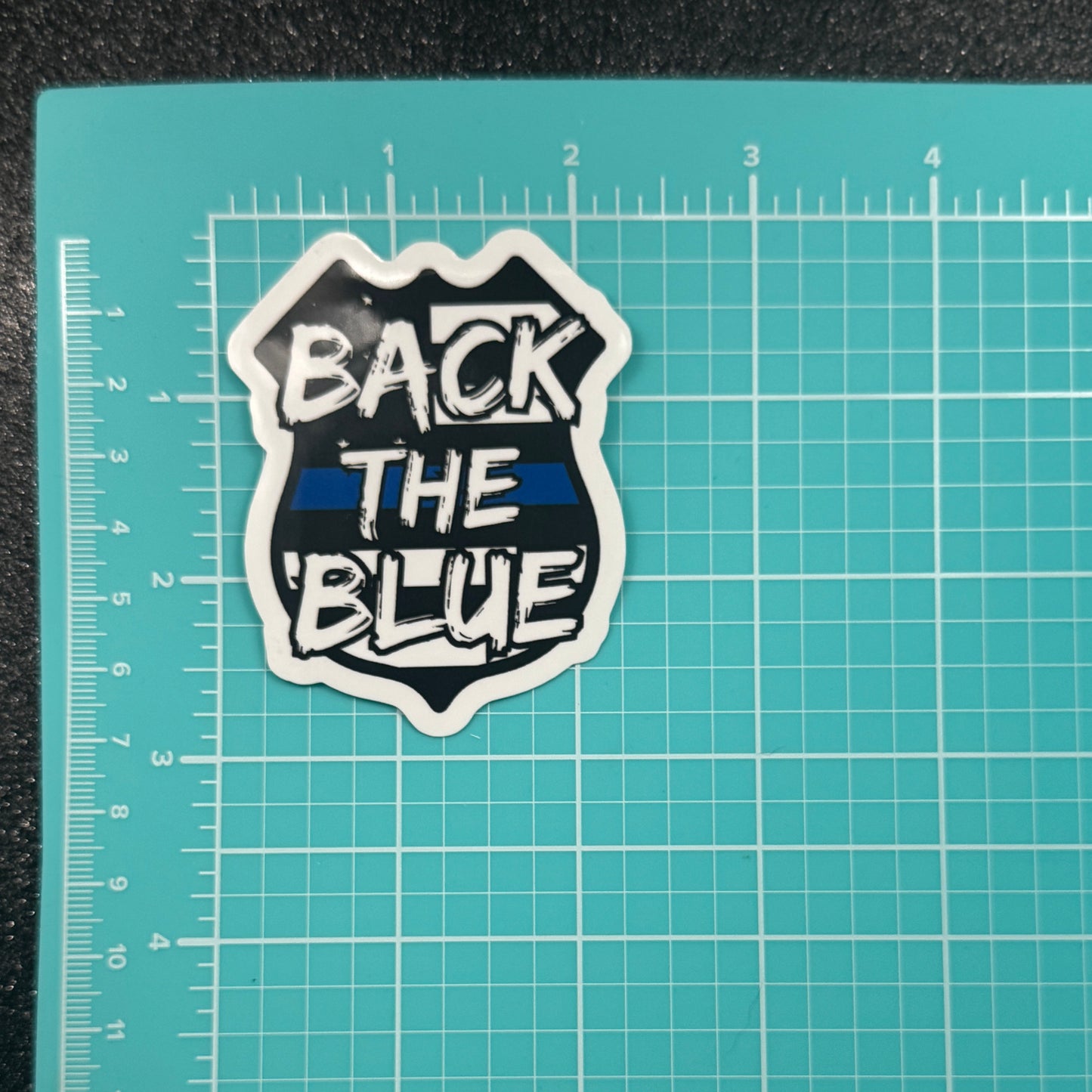 Back the Blue Police Sticker