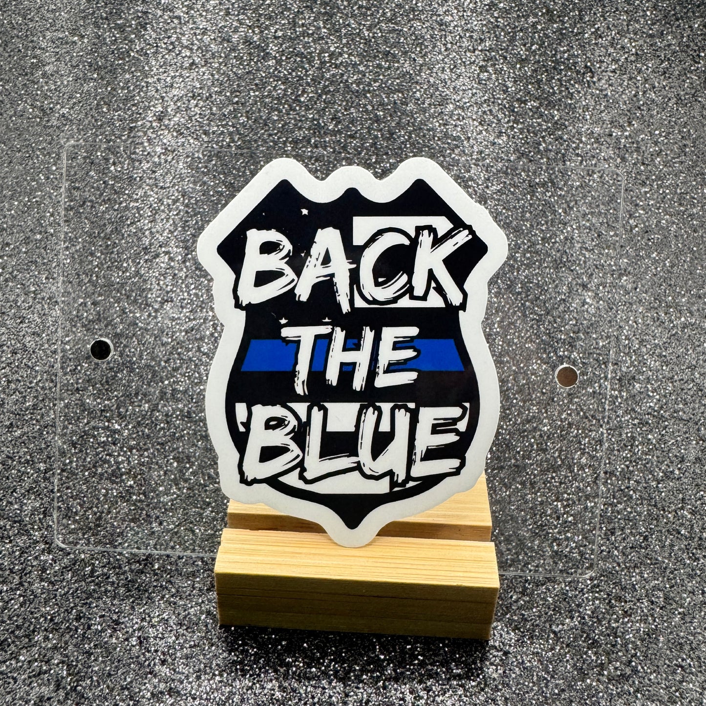 Back the Blue Police Sticker