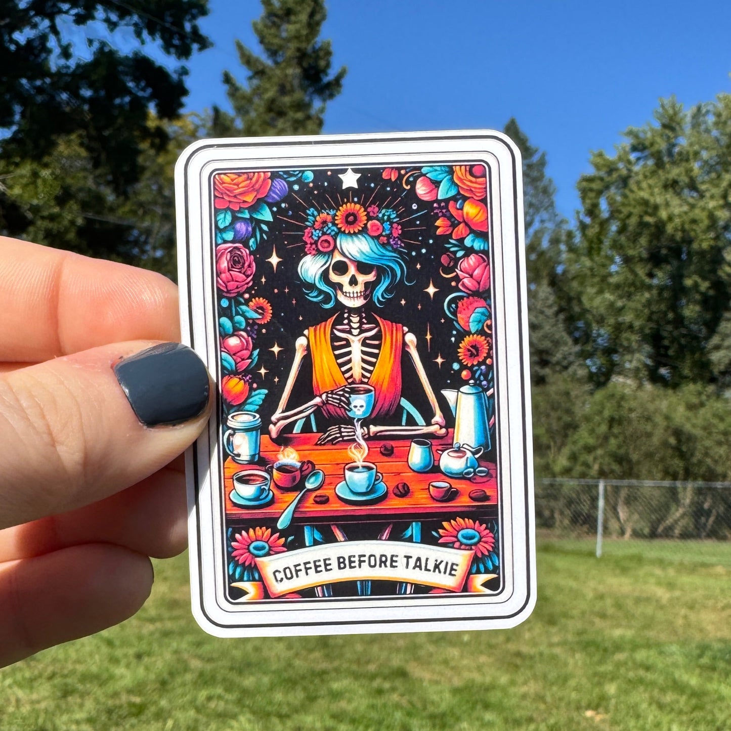 Dispatcher Tarot Card Stickers