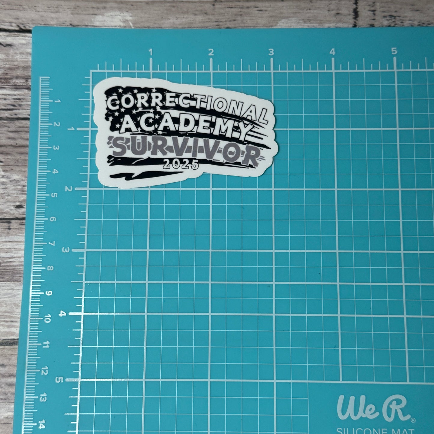 Academy Survivor Corrections Sticker