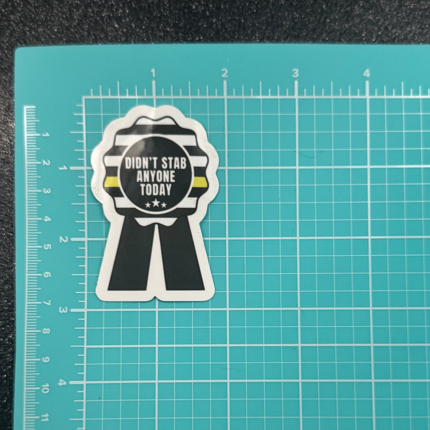 Didn't Stab Anyone Dispatch Sticker