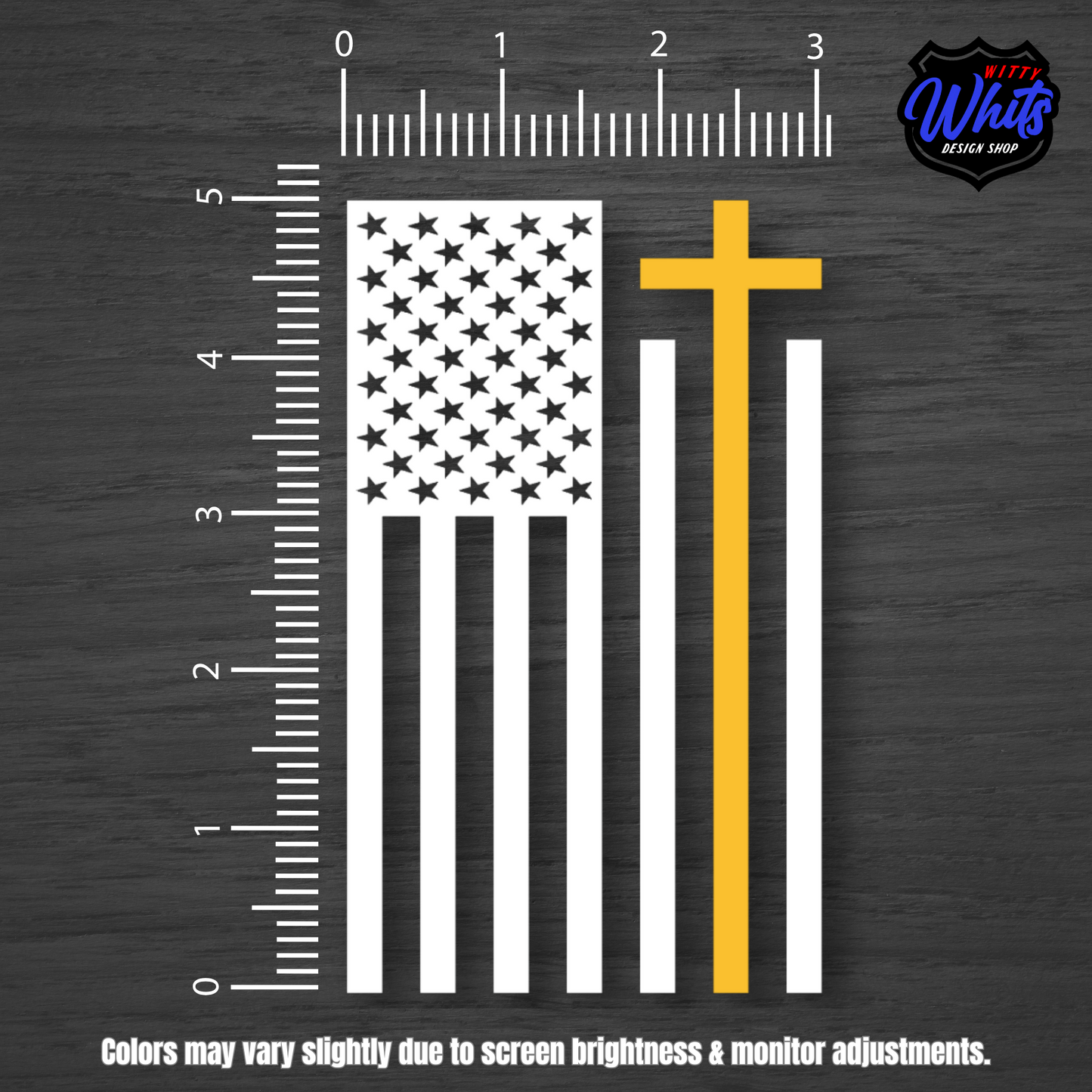 Dispatch Cross Flag Decal