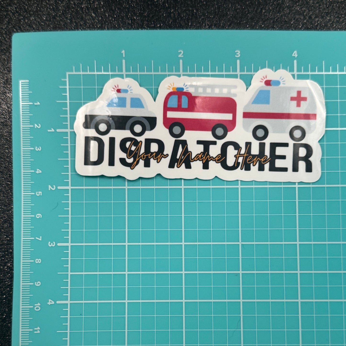 Custom Dispatch Rigs Sticker
