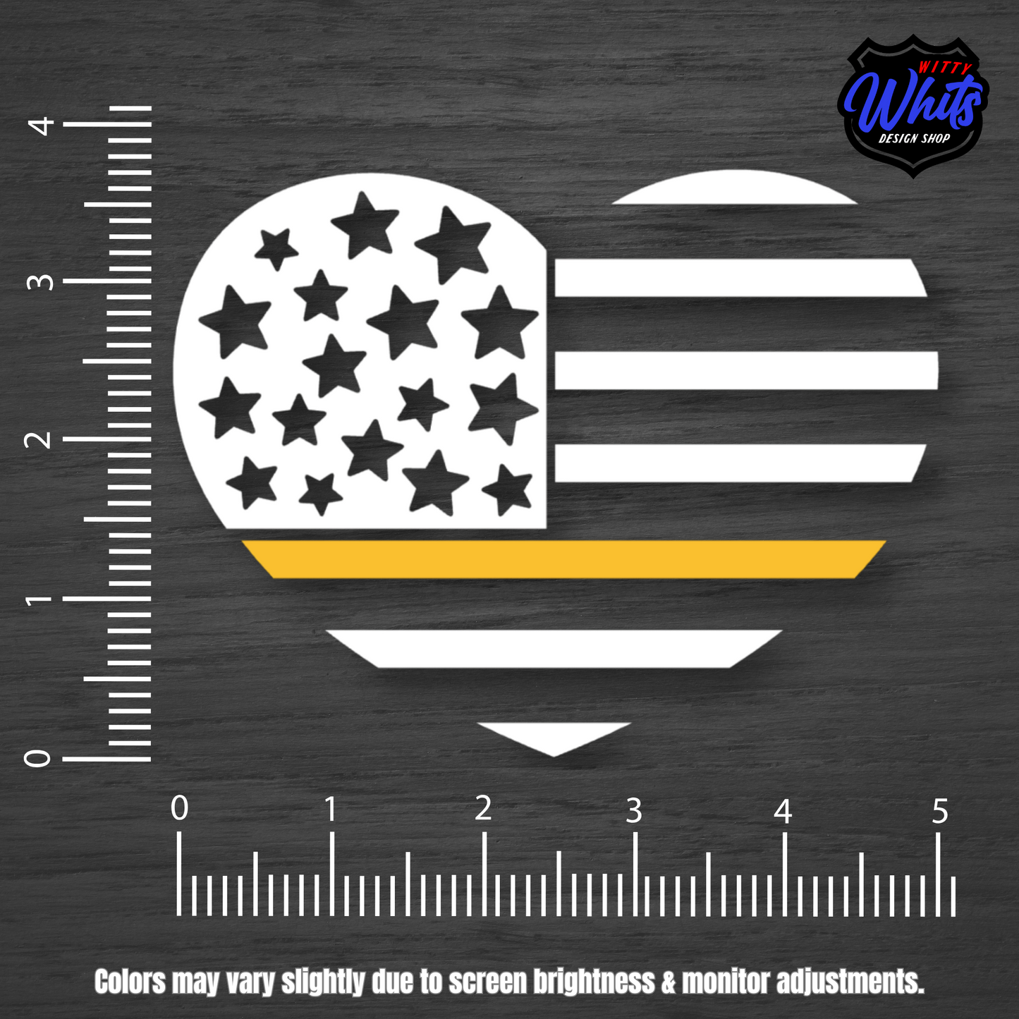 Dispatch Heart Flag Decal