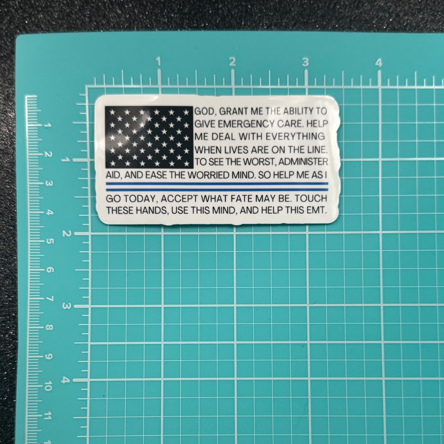 EMS Prayer Sticker