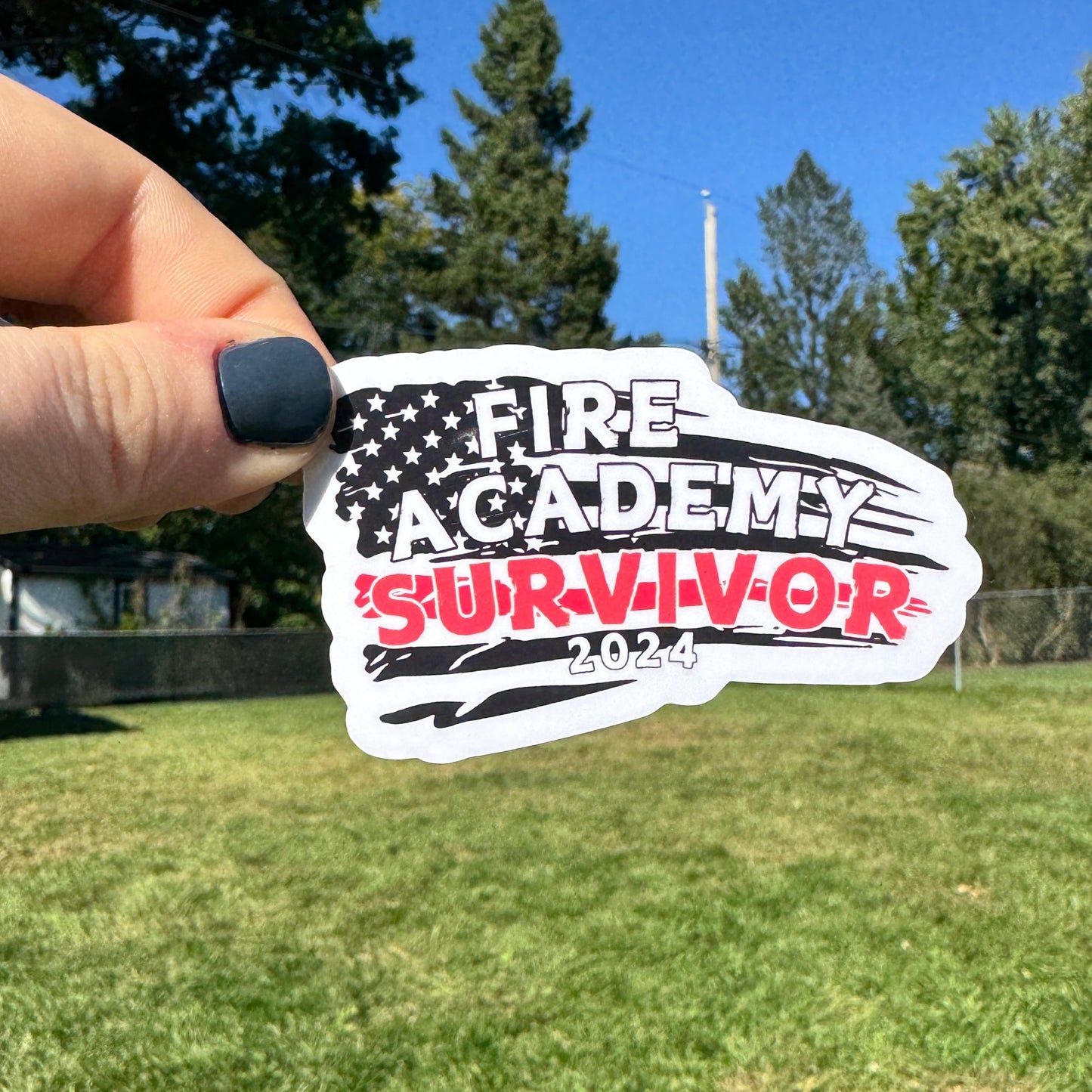 Academy Survivor Firefighter Sticker
