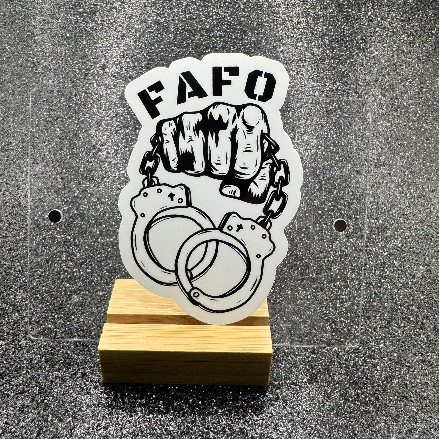 Fuck Around and Find Out Police Sticker