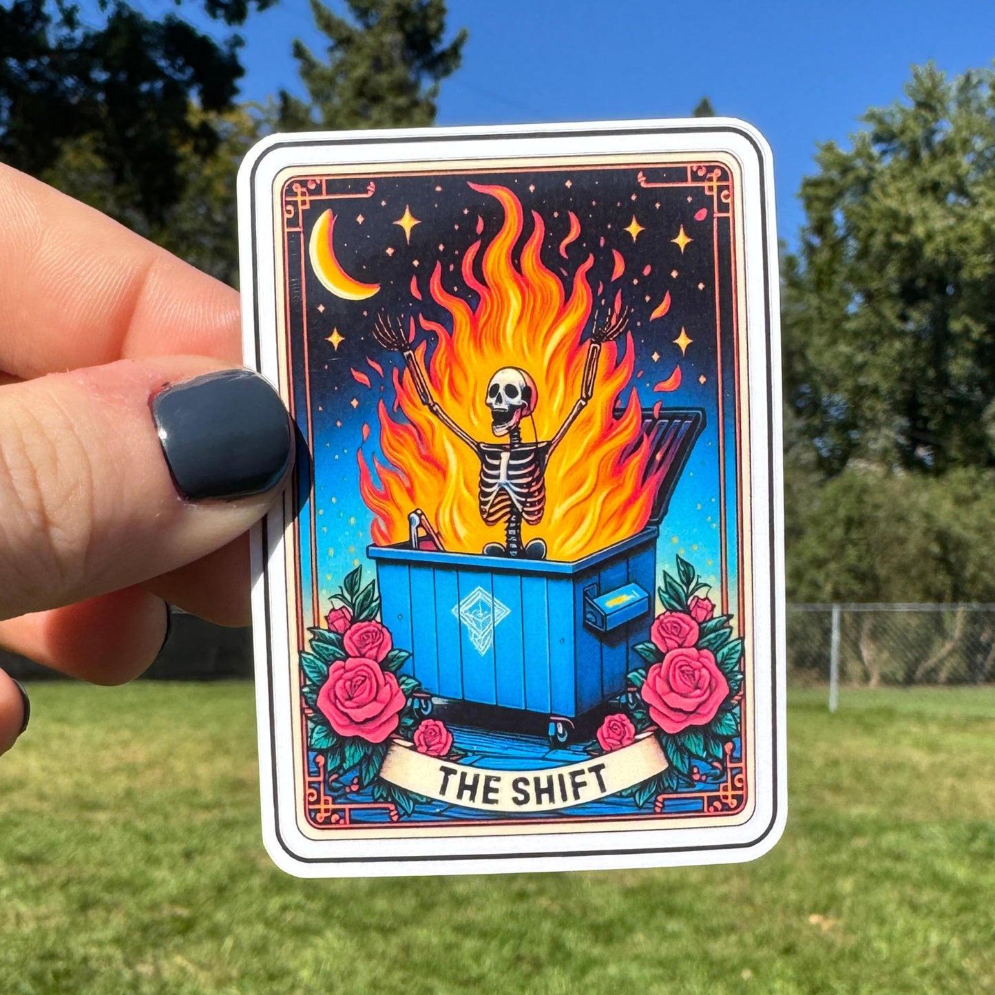 Dispatcher Tarot Card Stickers