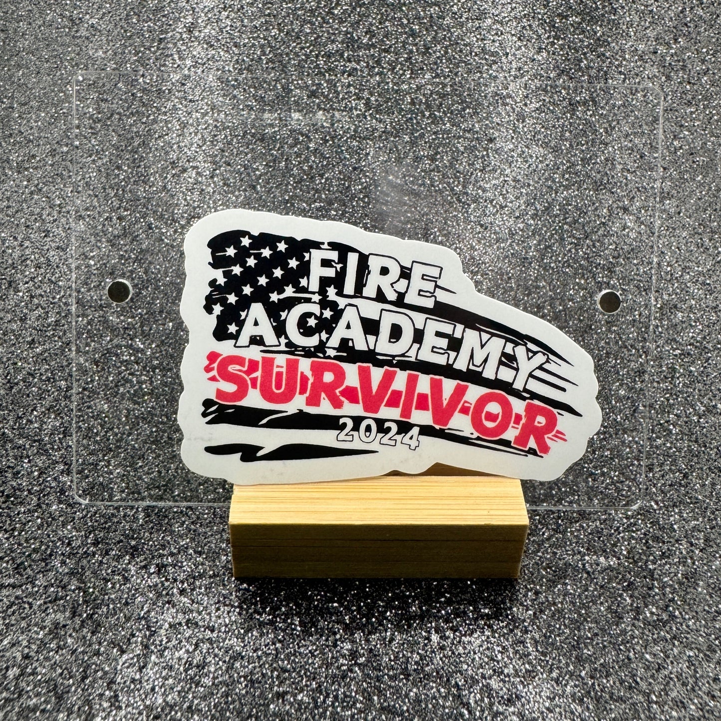 Academy Survivor Firefighter Sticker