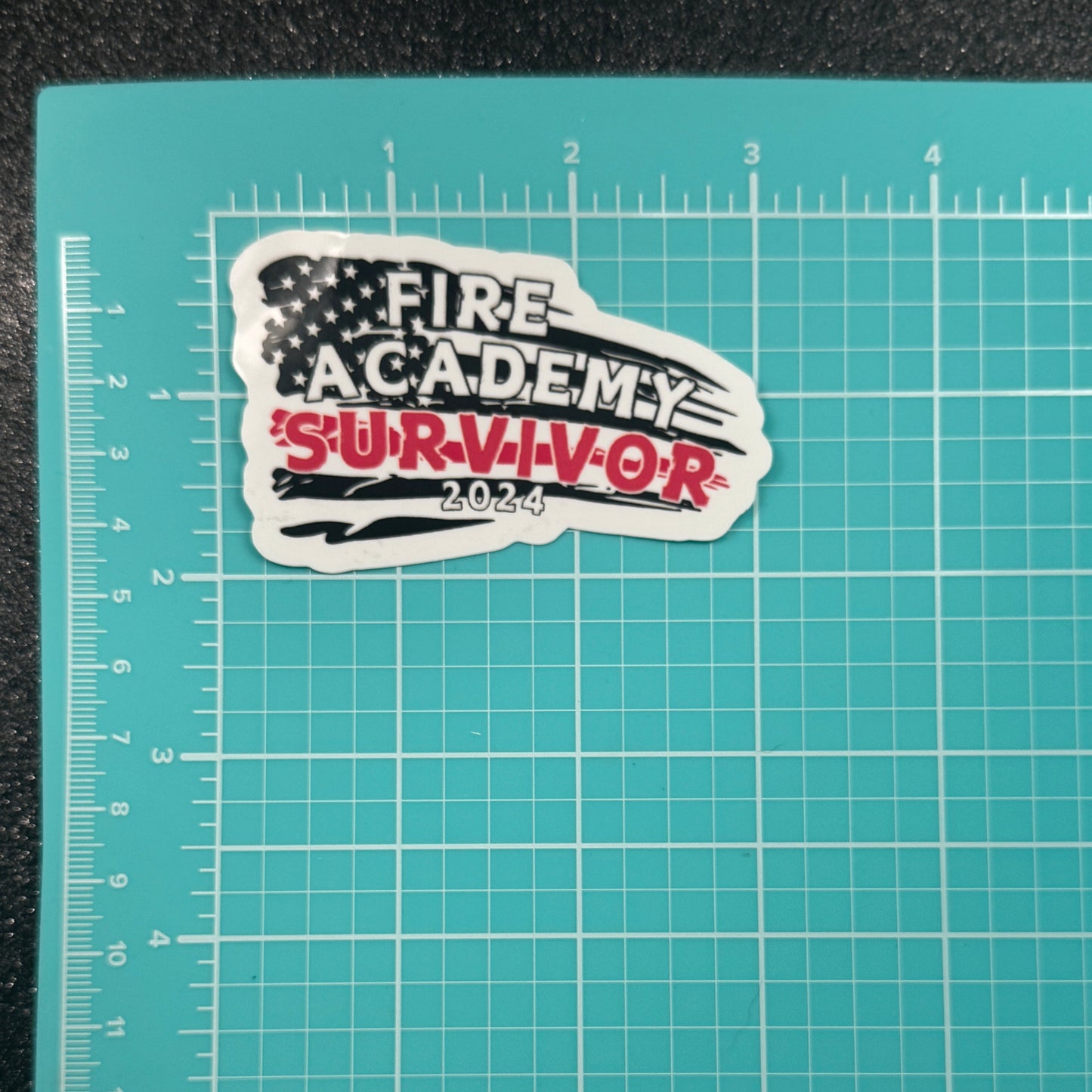 Academy Survivor Firefighter Sticker