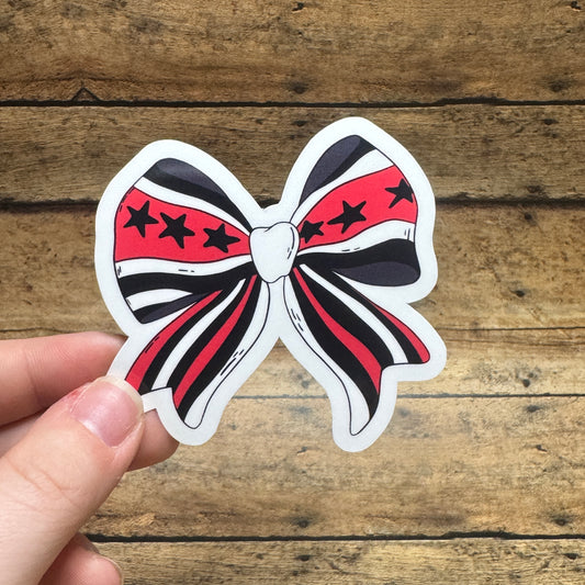 Fire Bow Sticker