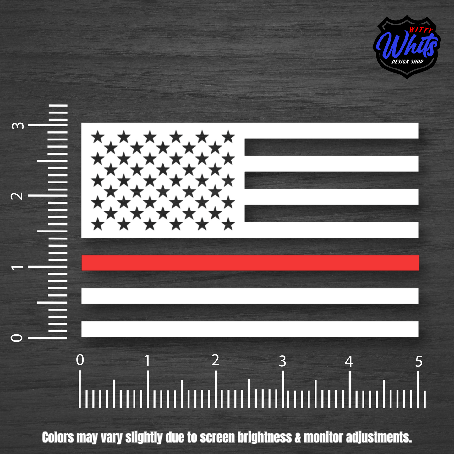 Fire Flag Decal