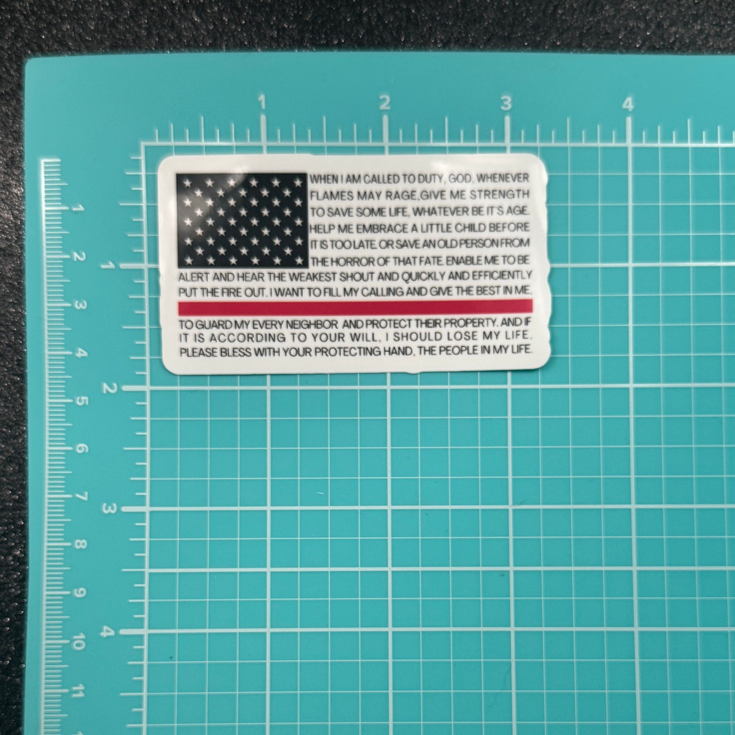 Fire Prayer Sticker