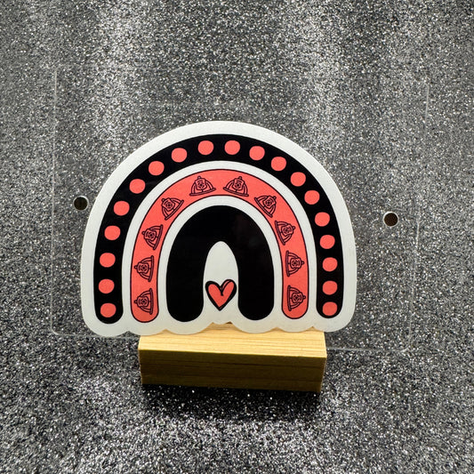 Fire Rainbow Sticker
