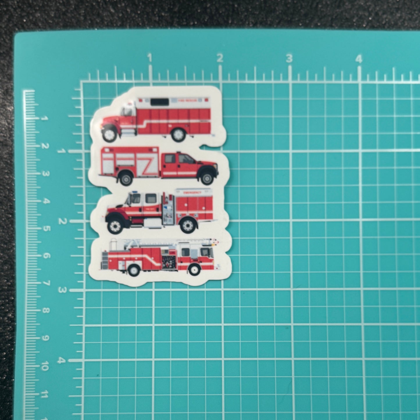 Fire Trucks Sticker