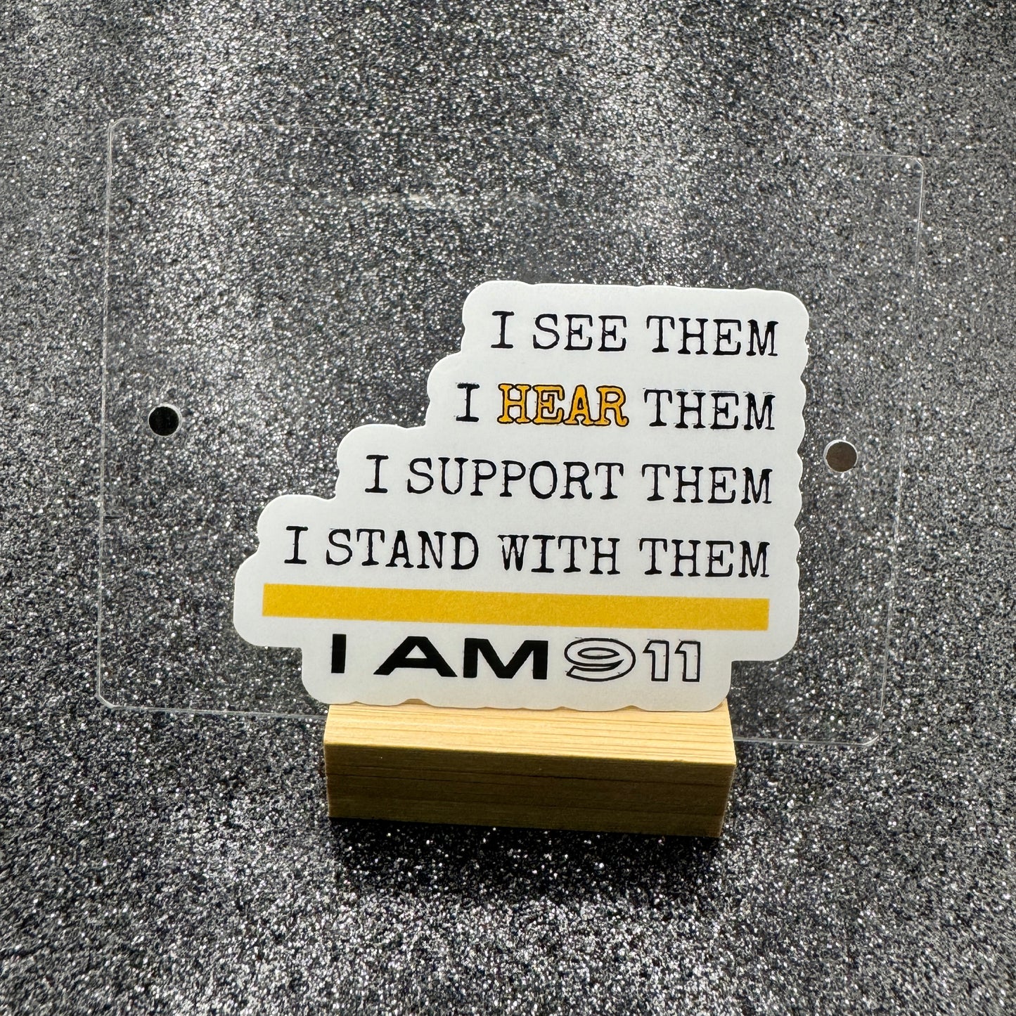 I Am 911 Dispatch Sticker