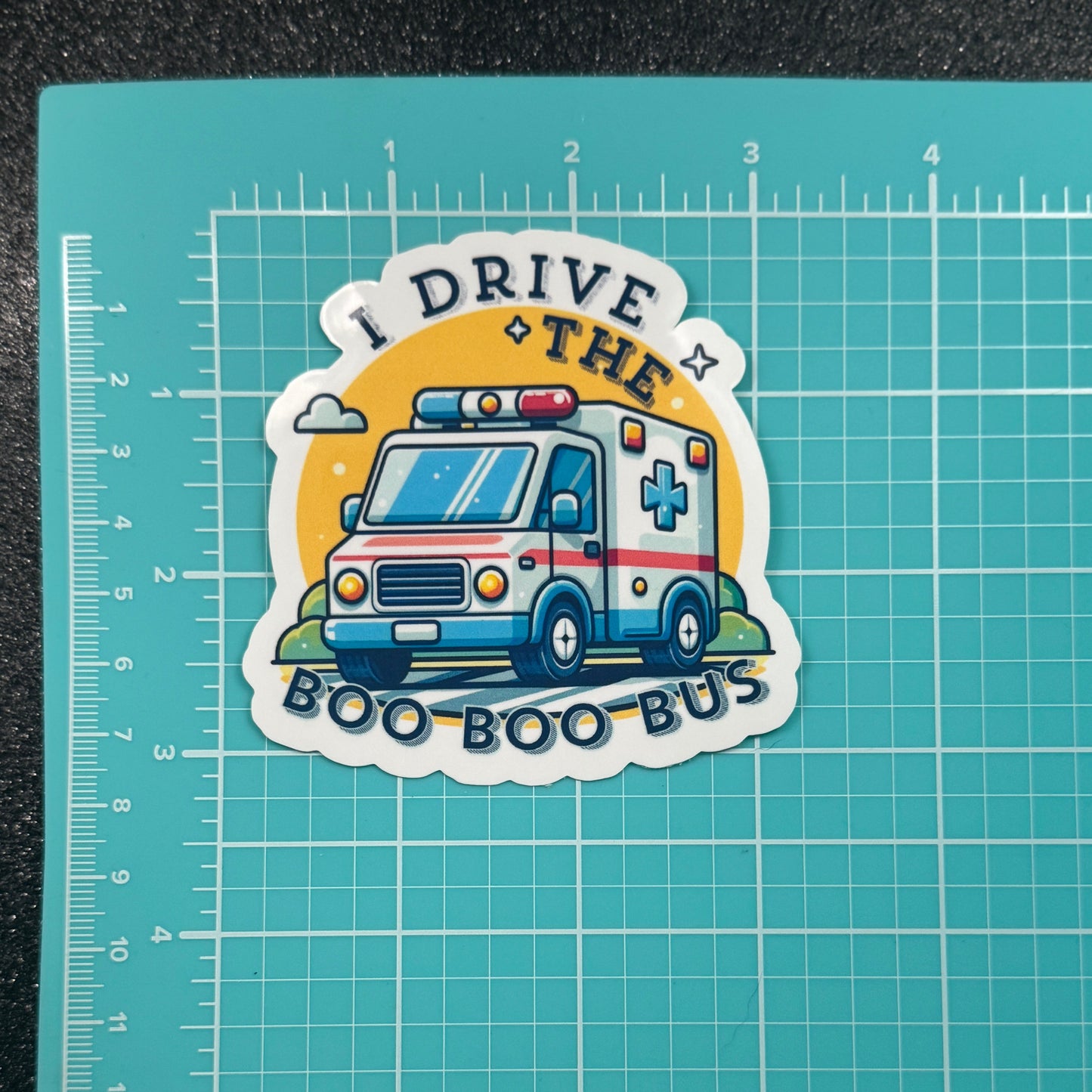 Boo Boo Bus EMT Sticker
