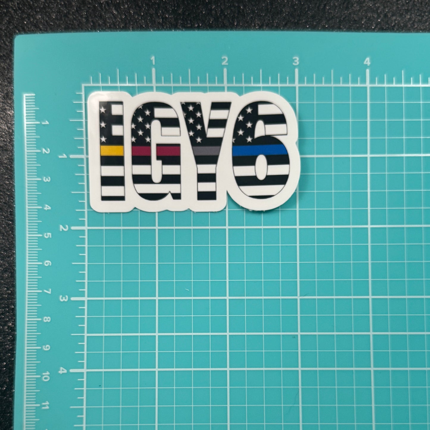 IGY6 Police, Fire, Corrections Officer, and Dispatch Sticker