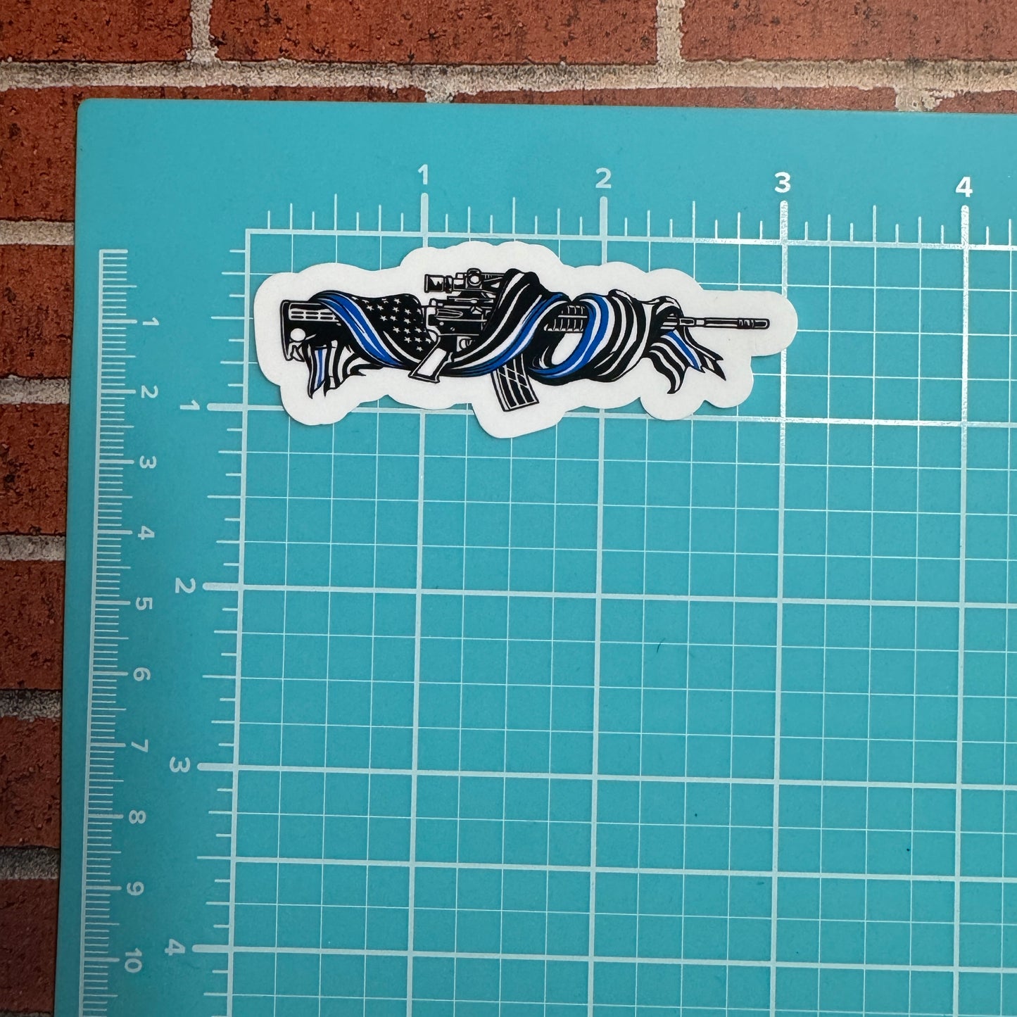 Police Rifle Sticker