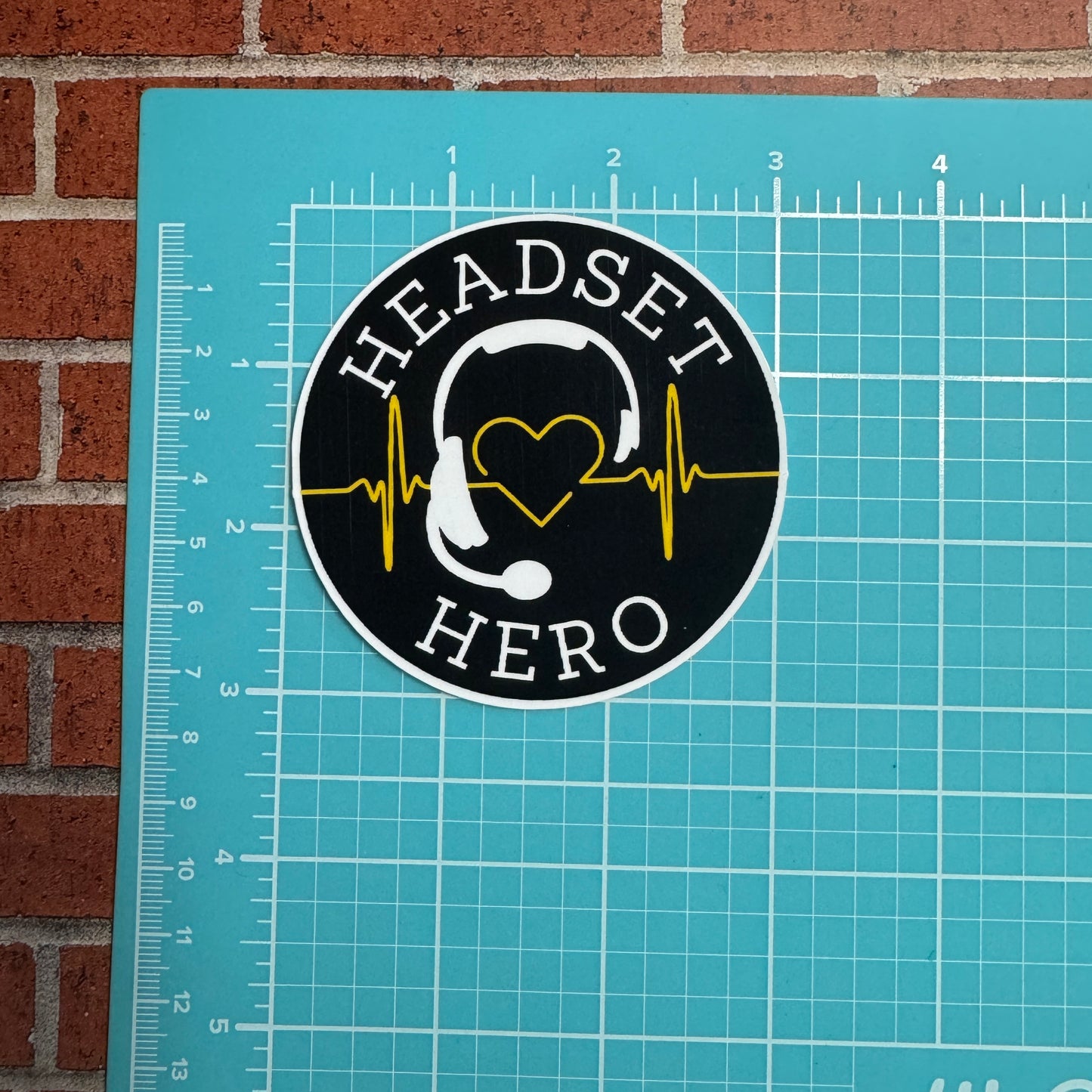 Headset Hero Dispatch Sticker