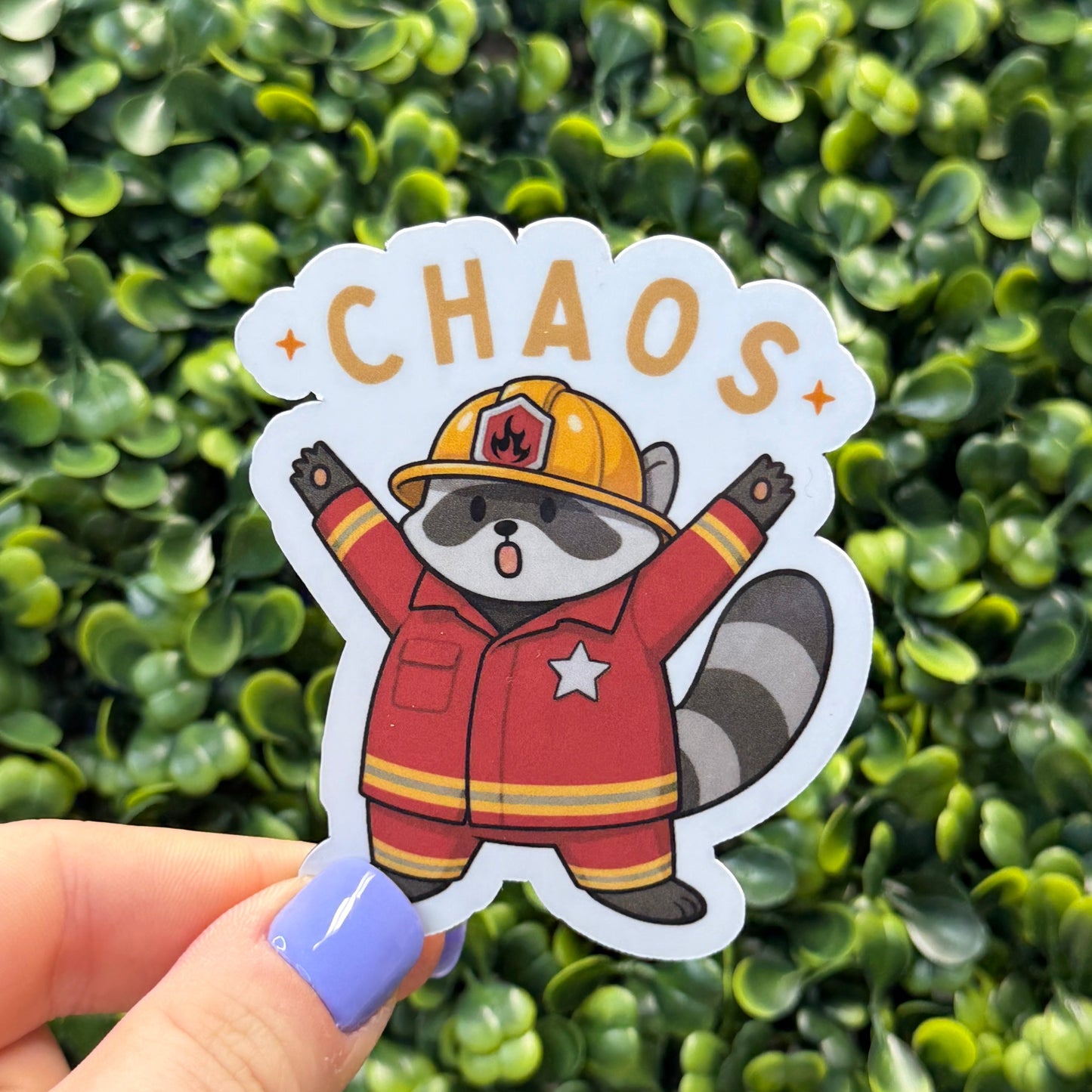 Firefighter Chaos Coon Sticker