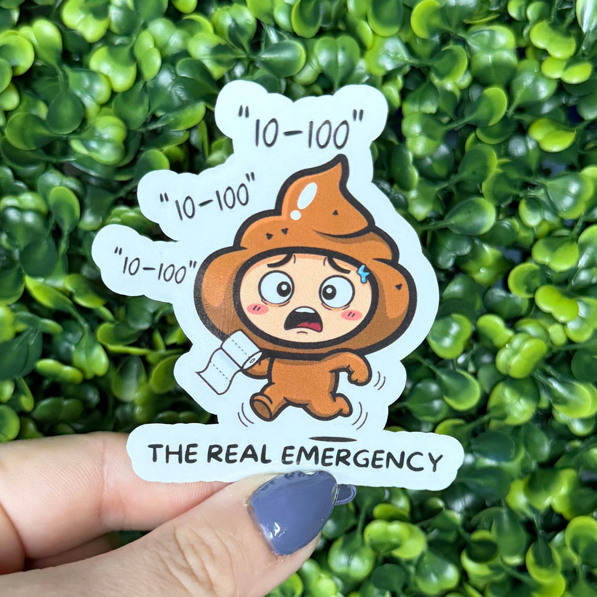 The Real Emergency Police Sticker