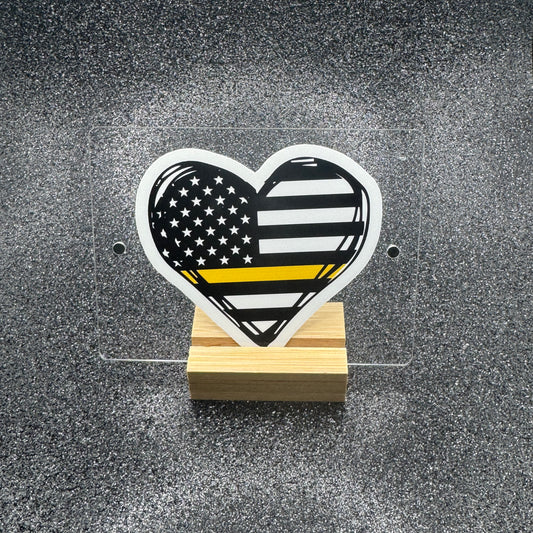 Dispatch Heart Flag Sticker