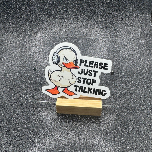 Stop Talking Dispatch Sticker