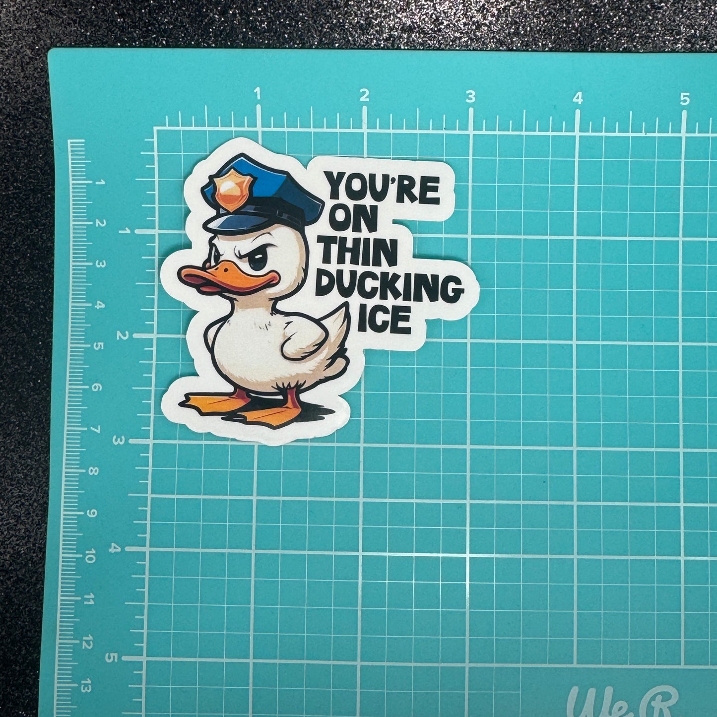 Police Duck Sticker