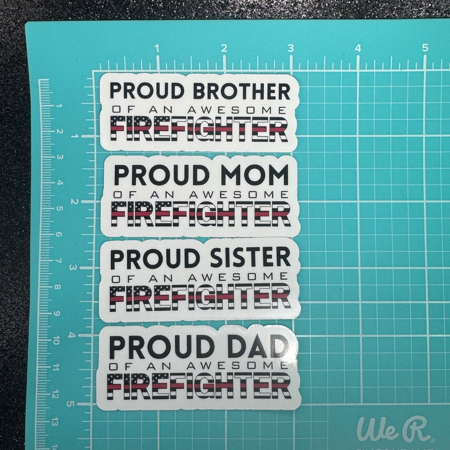 Firefighter Family Stickers