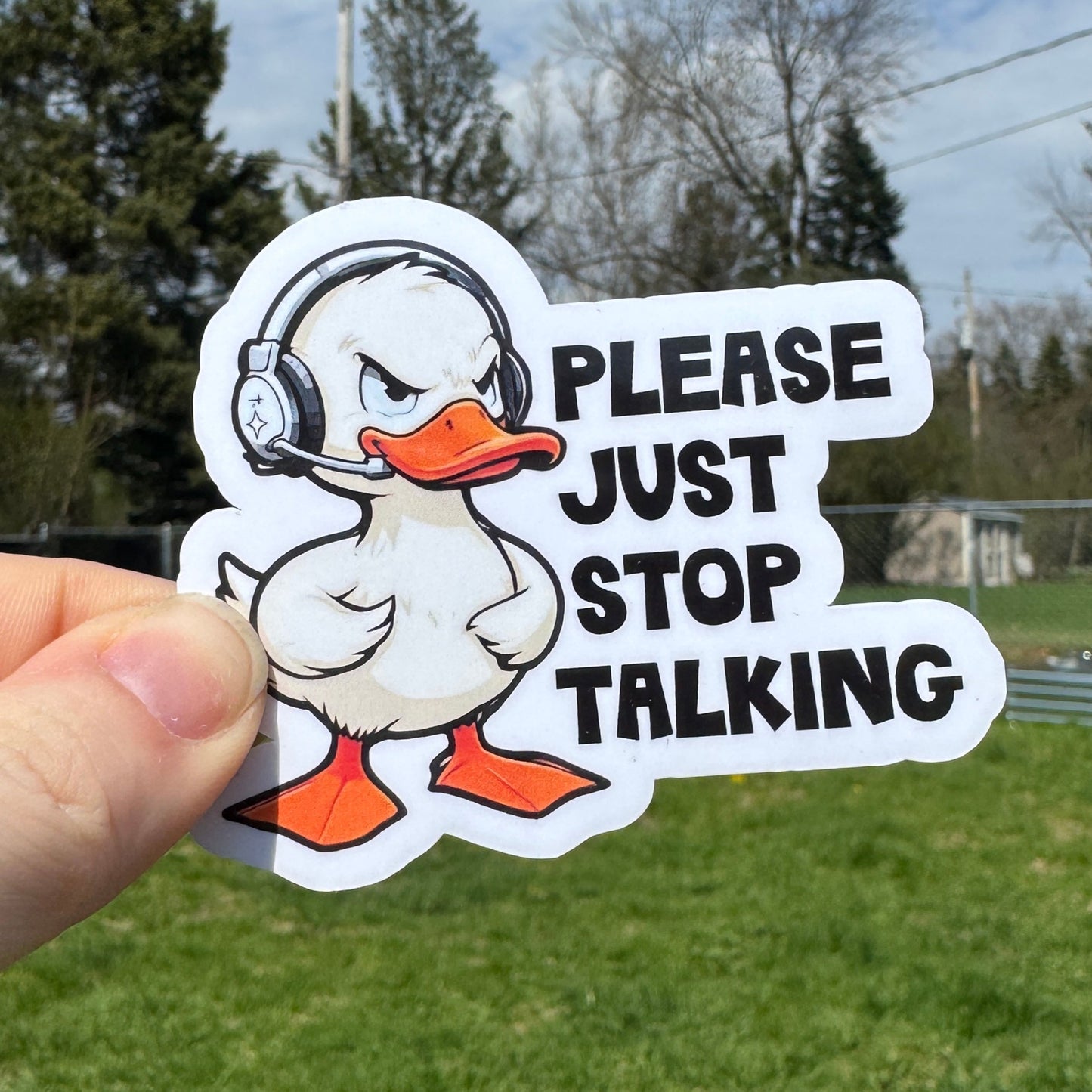 Stop Talking Dispatch Sticker