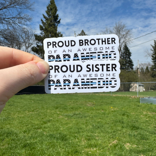 Paramedic Family Stickers
