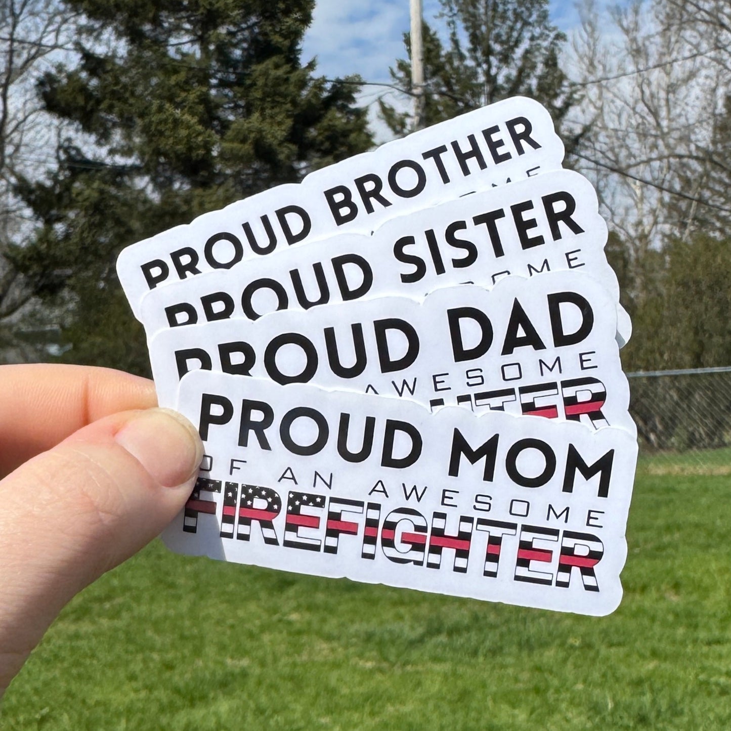 Firefighter Family Stickers