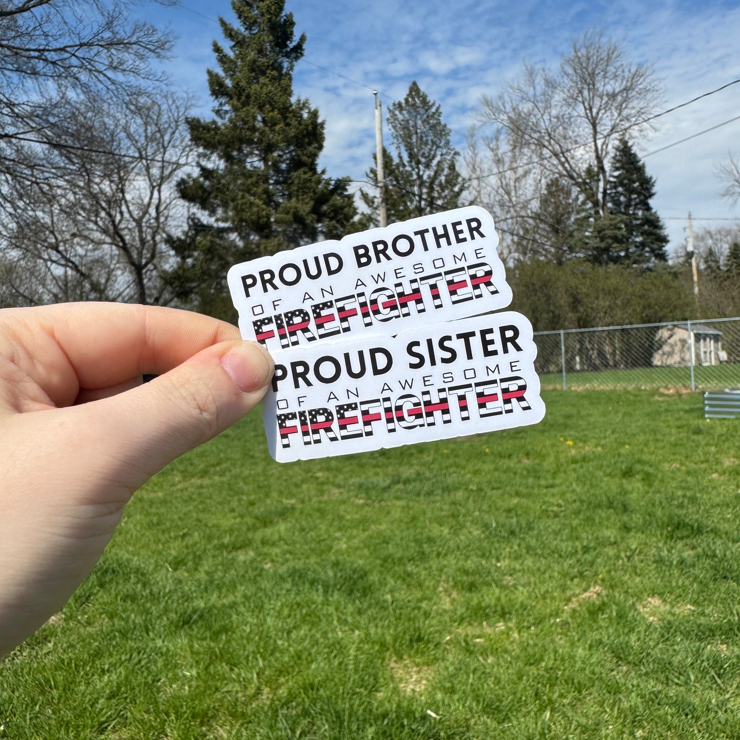 Firefighter Family Stickers