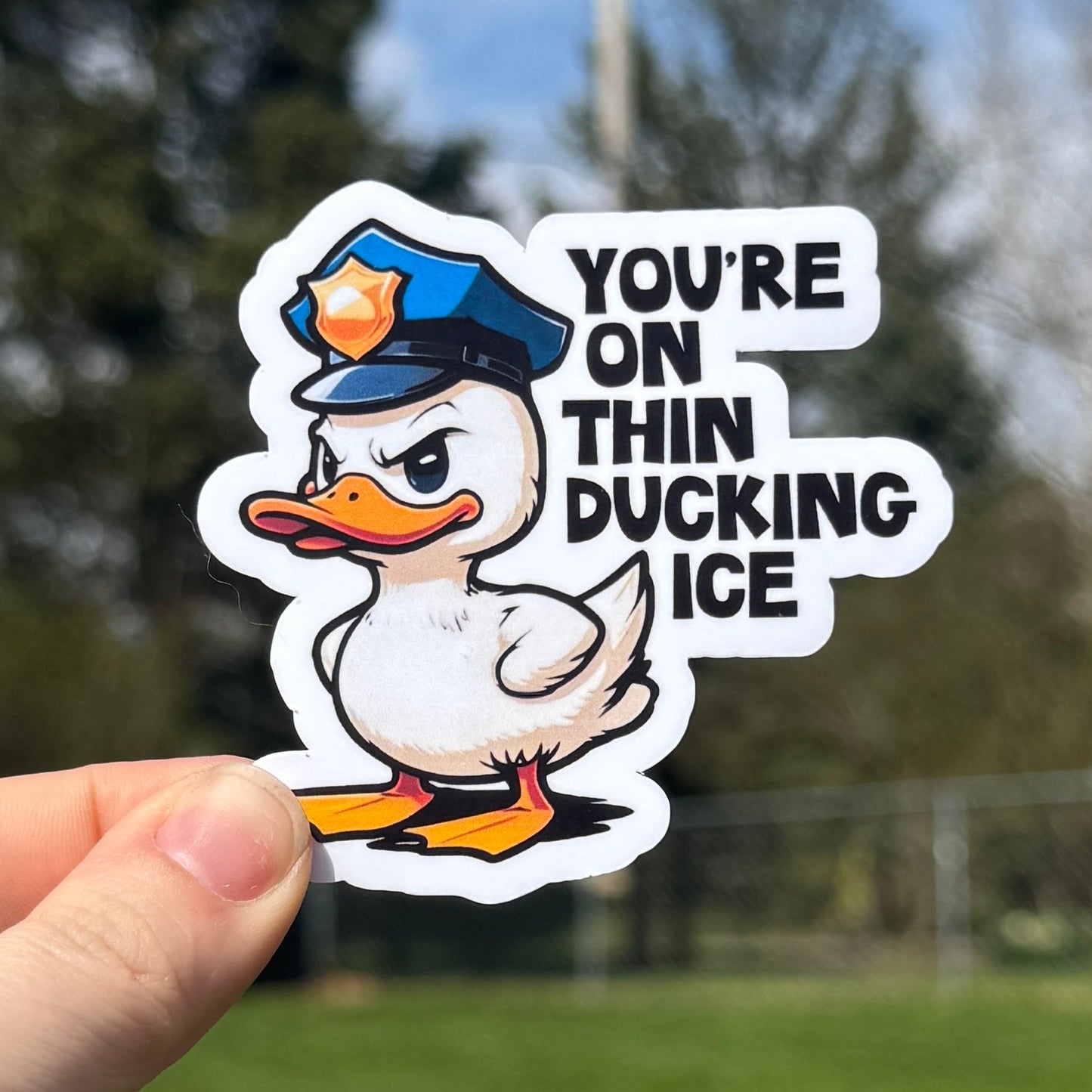 Police Duck Sticker