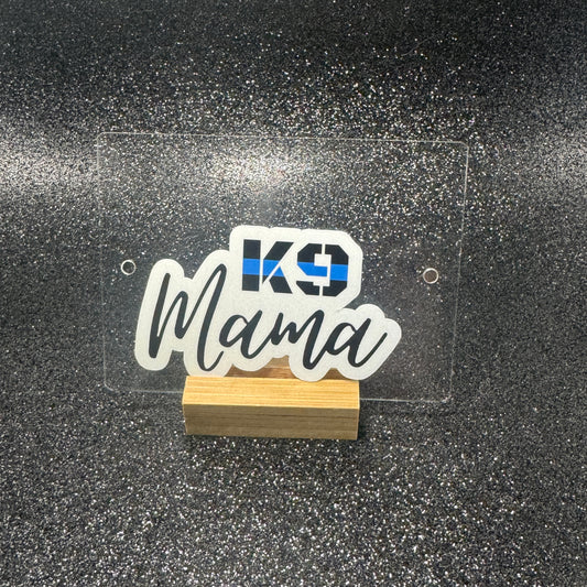 K9 Mama Police Sticker