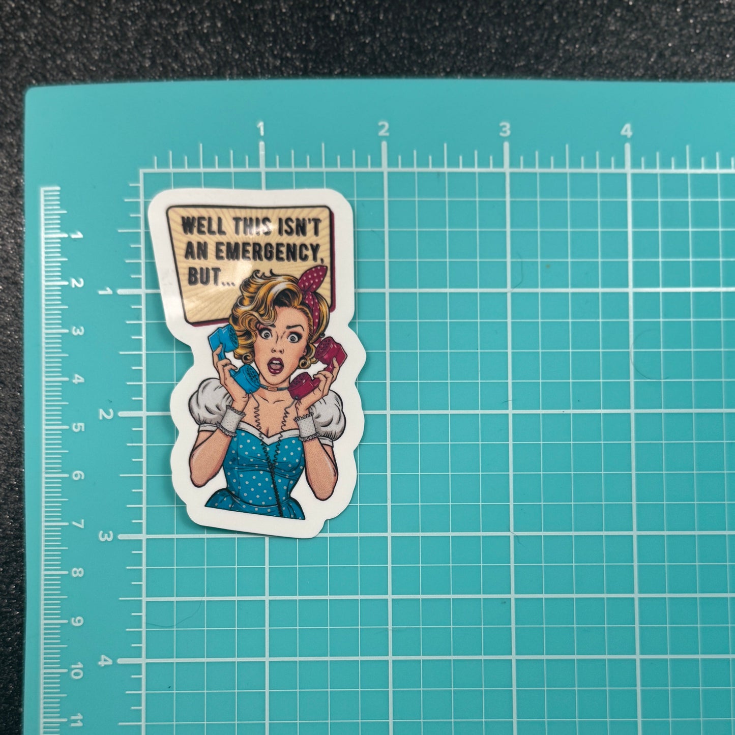 This Isn’t an Emergency Dispatch Sticker